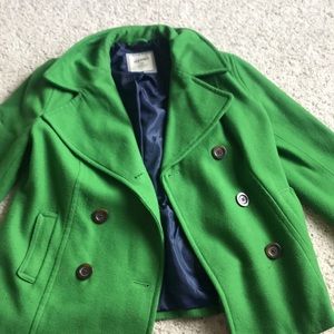 Green Pea Coat